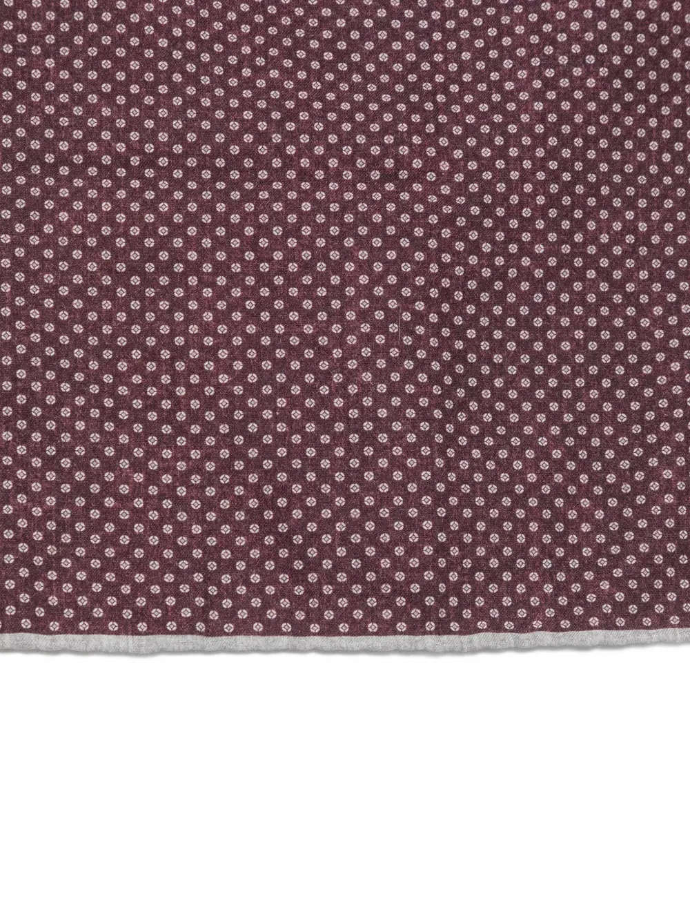 Eleventy Pochet met geometrische print Rood
