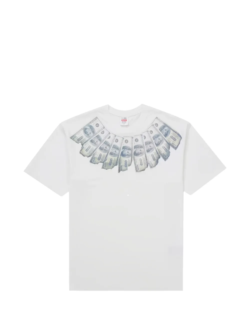 Supreme × MM6 Maison Margiela money-print t-shirt - Bianco