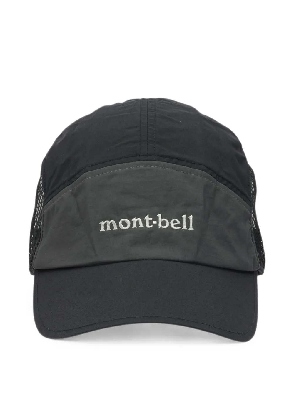 Montbell logo-embroidered mesh-panel cap - Schwarz