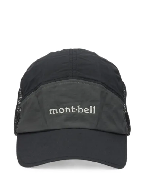 Montbell logo-embroidered mesh-panel cap