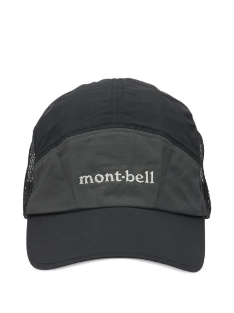 Montbell logo-embroidered mesh-panel cap