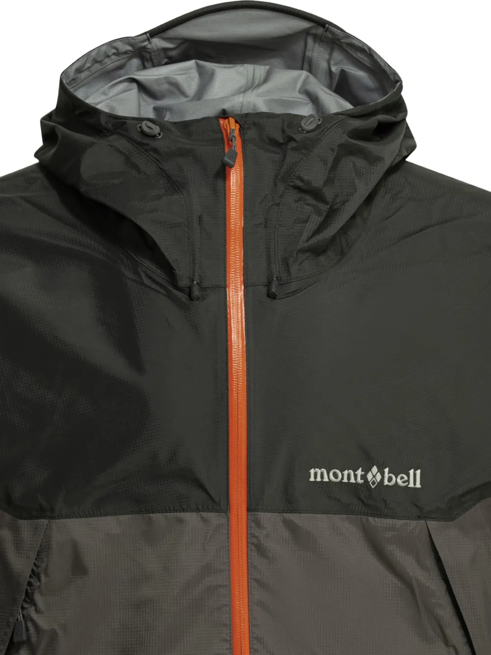 Montbell Tweekleurige jas met capuchon Groen