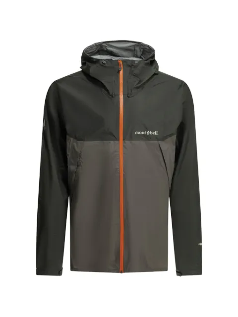 Montbell hooded two-tone coat