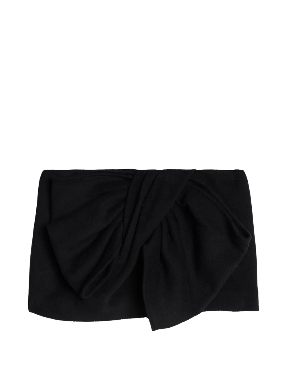7 For All Mankind bow-detail mini skirt
