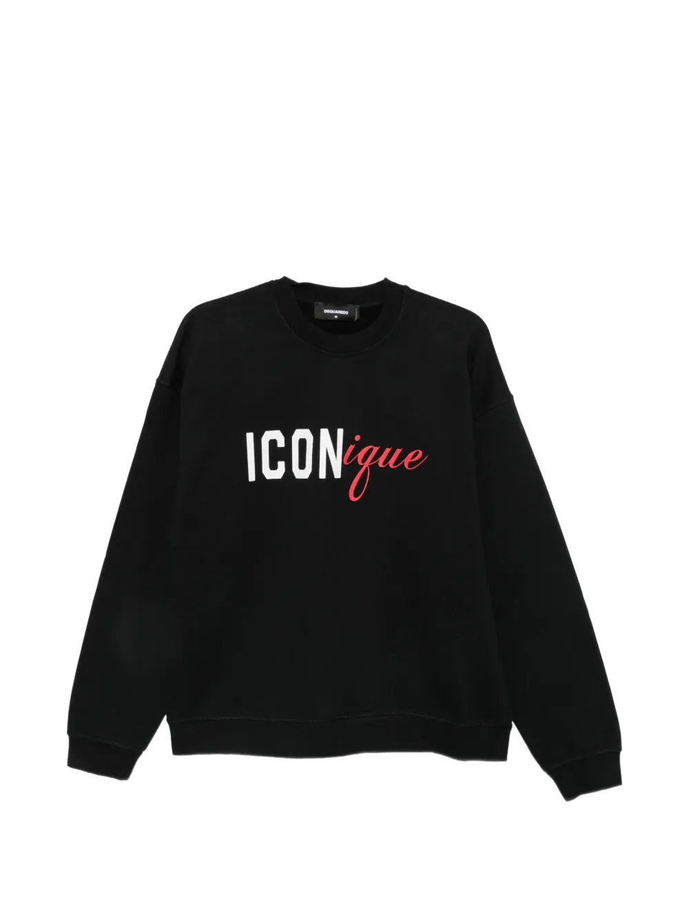 DSQUARED2 아이코니크 로고 프린트 스웨트셔츠 | 블랙 | Image 1