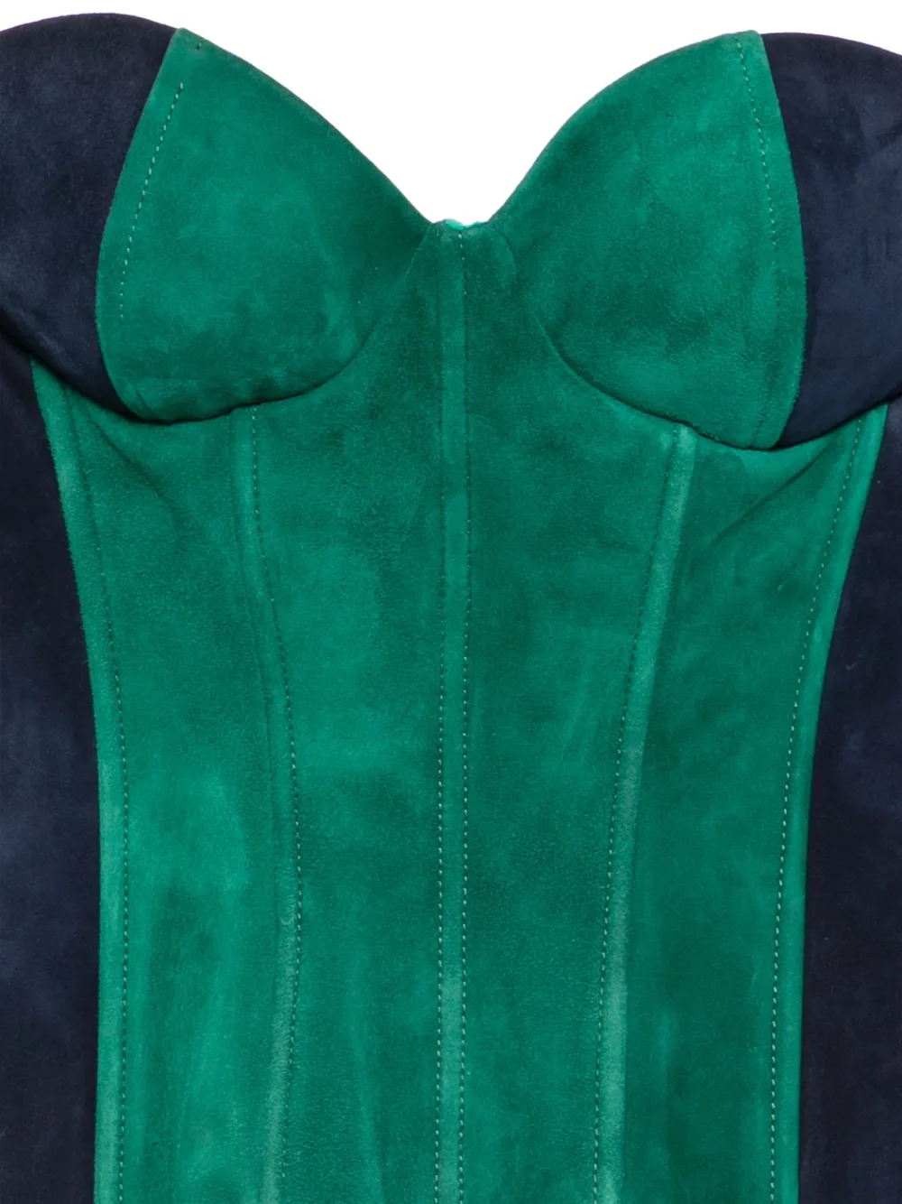 MITILIANE COUTURE Top met veters Groen