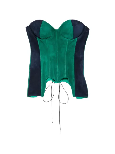 MITILIANE COUTURE lace-up corset top