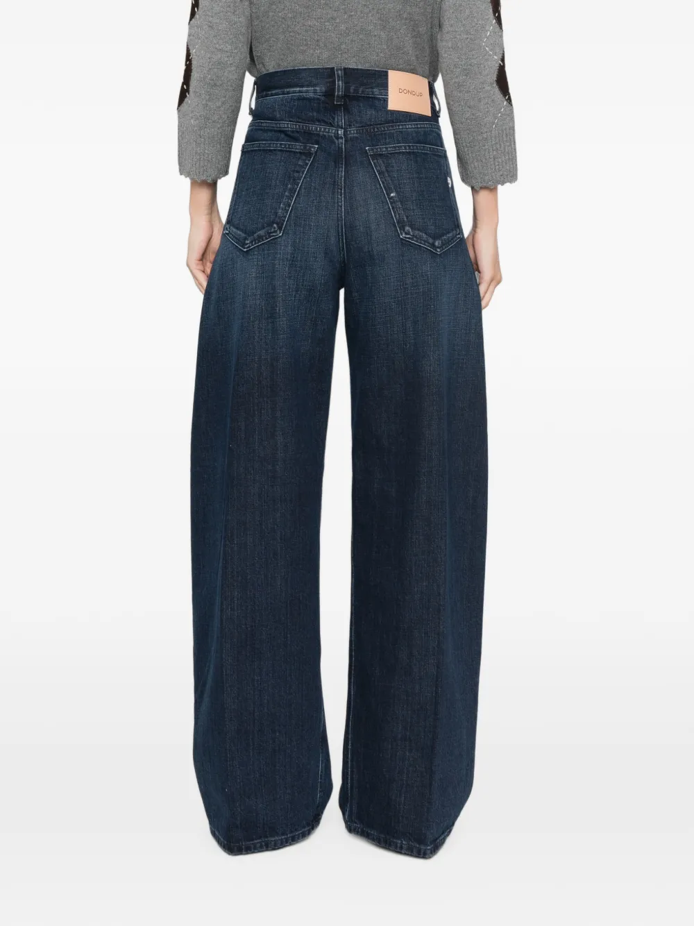 DONDUP Jeans met wijde pijpen Blauw