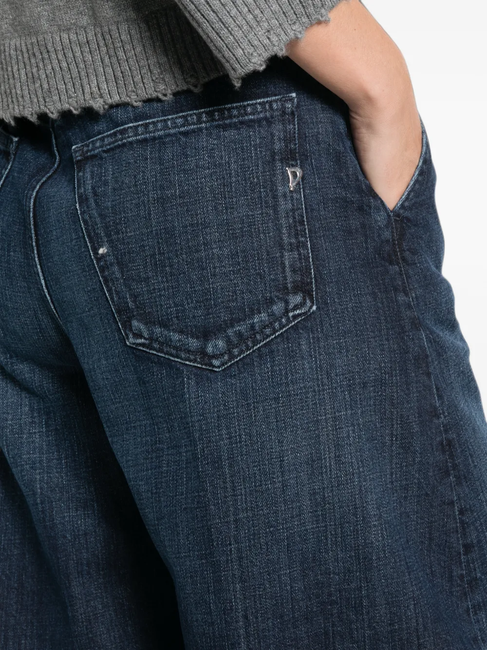 DONDUP Jeans met wijde pijpen Blauw