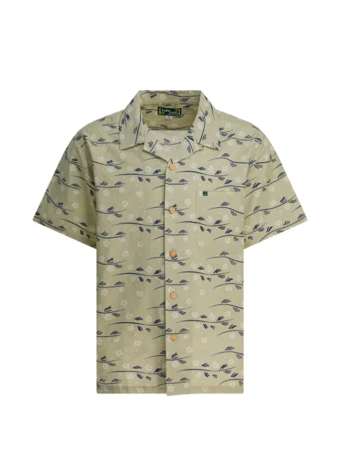 Montbell Take Loha floral-print short-sleeve shirt