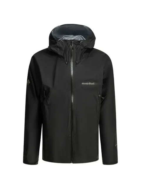 Montbell Rain Trekker logo-print hooded jacket