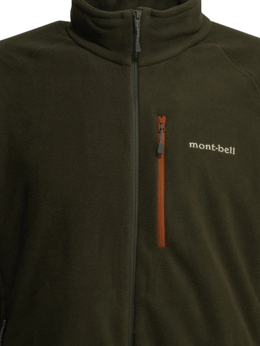Montbell Chameece fleece jack met geborduurd logo Groen