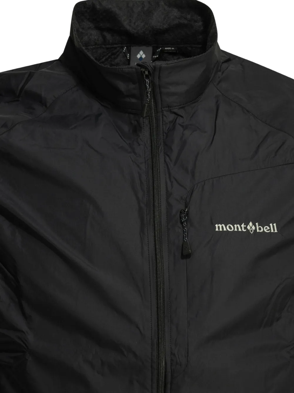 Montbell Gilet met logoprint Zwart