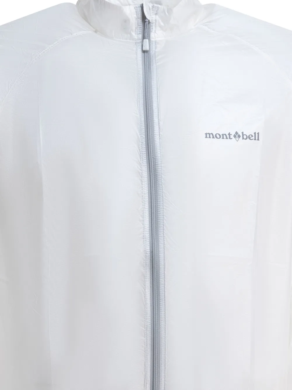 Montbell EX Light Wind jack met logo-print en rits Wit