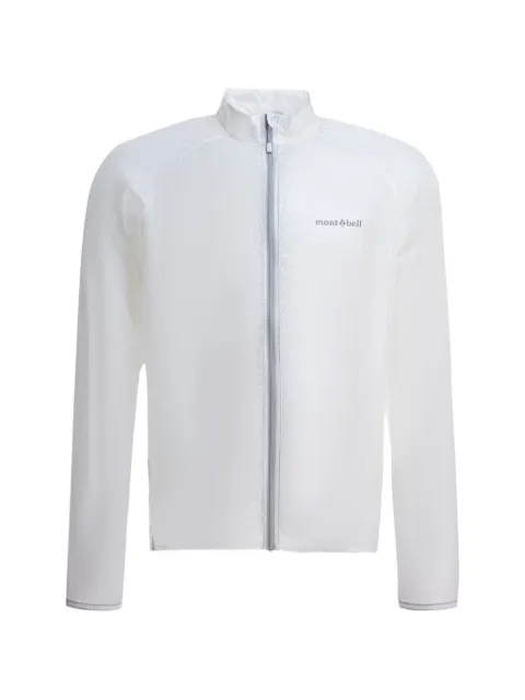 Montbell EX Light Wind logo-print zip-up jacket