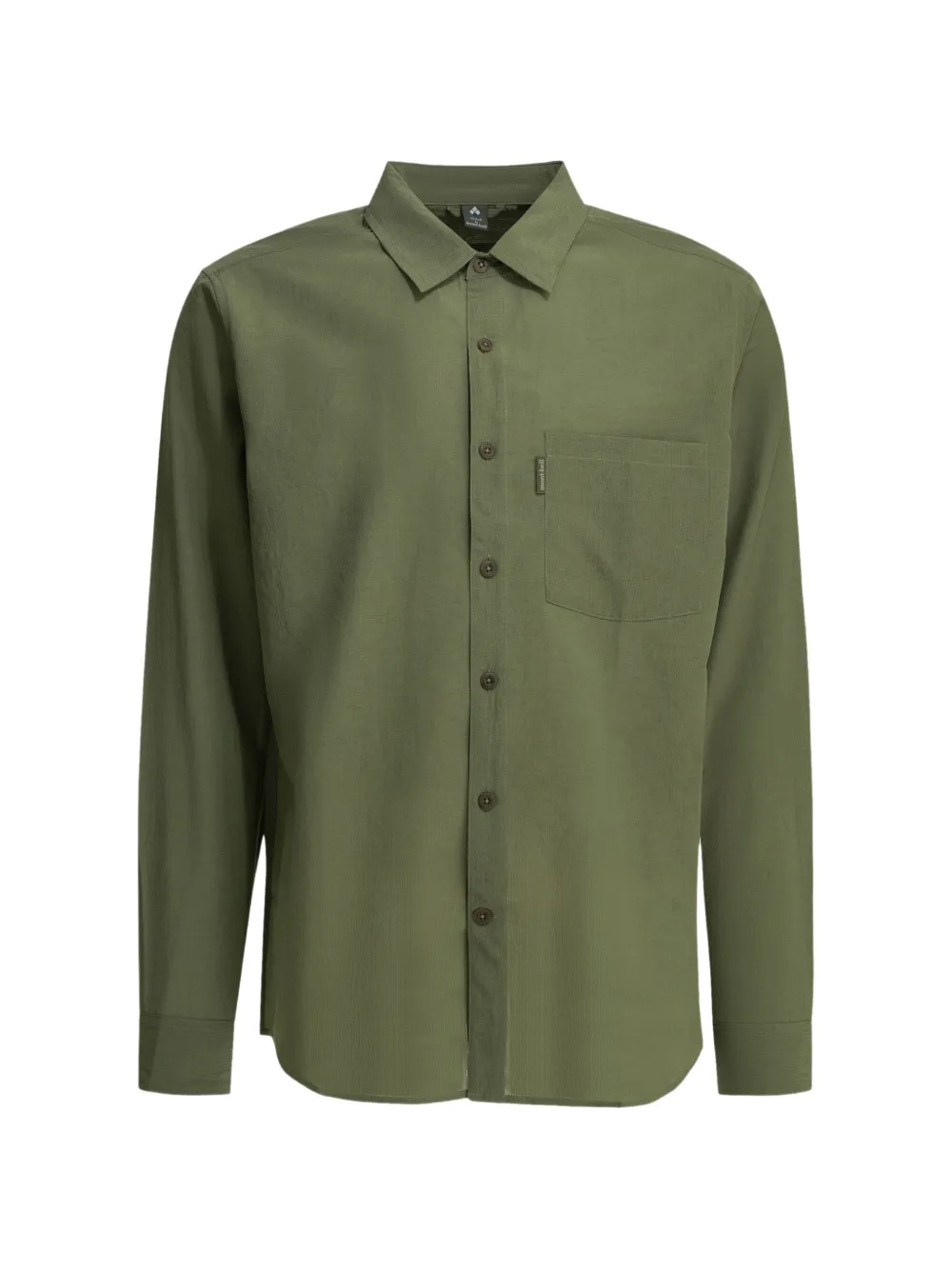 Montbell logo-tag patch-pocket shirt - Grün