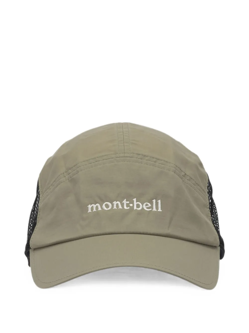 Montbell logo-embroidered mesh-panelled cap - Marrone