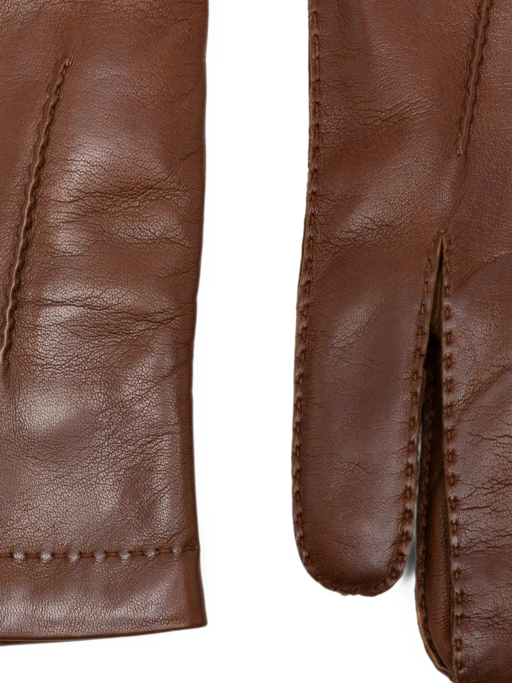Eleventy Leren handschoenen Bruin