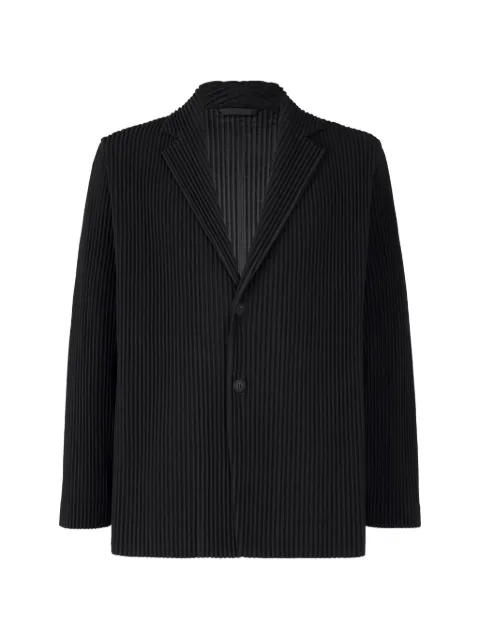 Homme Plissé Issey Miyake pleated single-breasted blazer