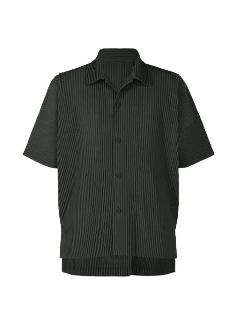 Homme Plissé Issey Miyake pleated button-down shirt