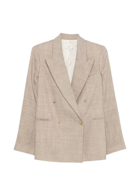 Alysi double-breasted peak-lapel blazer