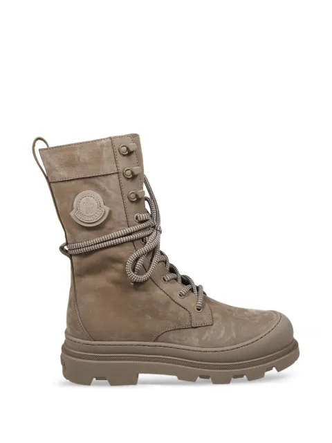 Moncler Vera lace-up logo-patch boots