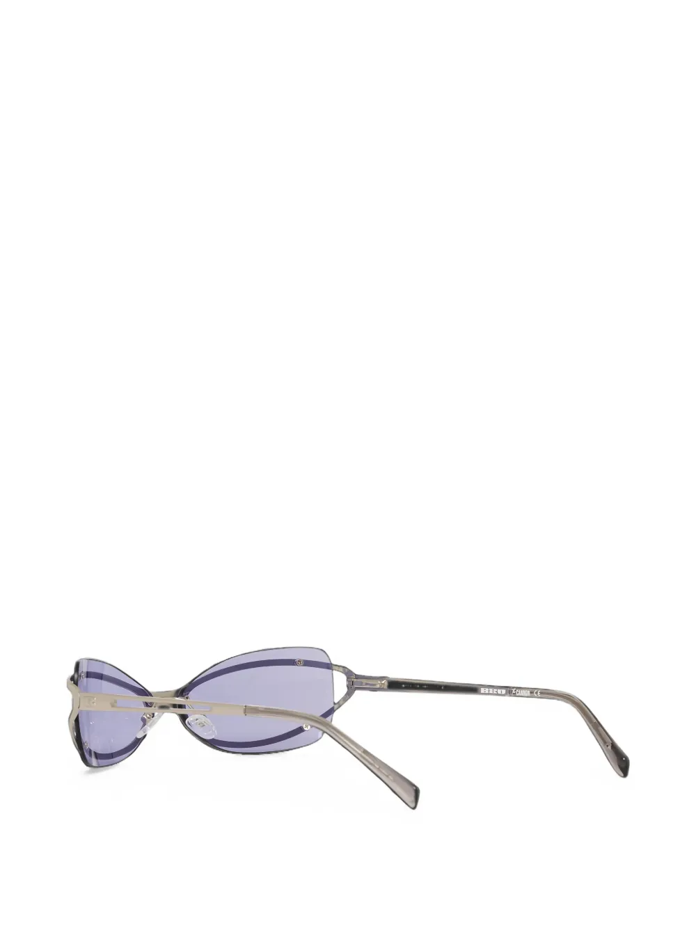 BRU eyewear Zonnebril met cat-eye montuur Zilver
