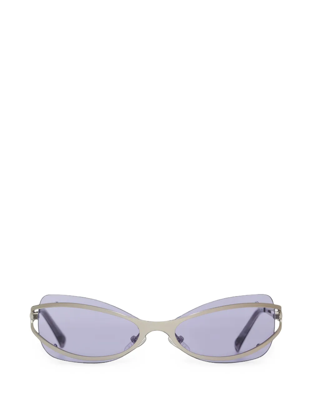 BRU eyewear солнцезащитные очки в оправе 'кошачий глаз' | серебристый | Image 1