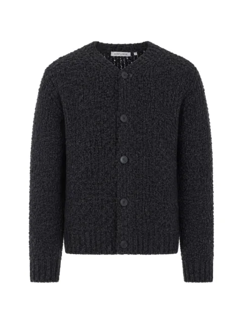 Sunflower bouclé-knit V-neck cardigan