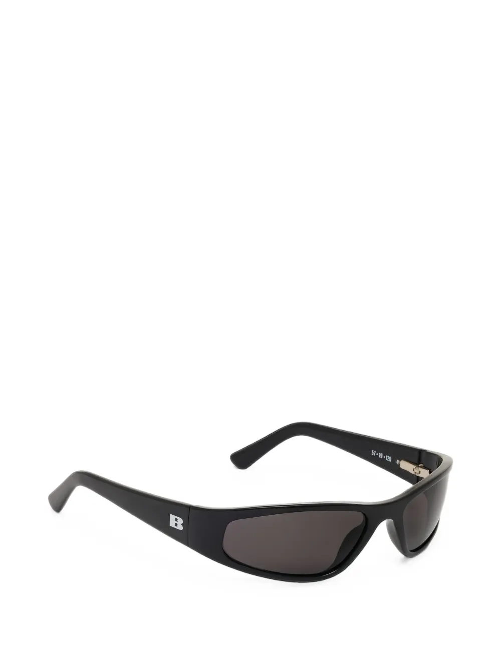BRU eyewear Strada zonnebril met rechthoekig montuur Zwart