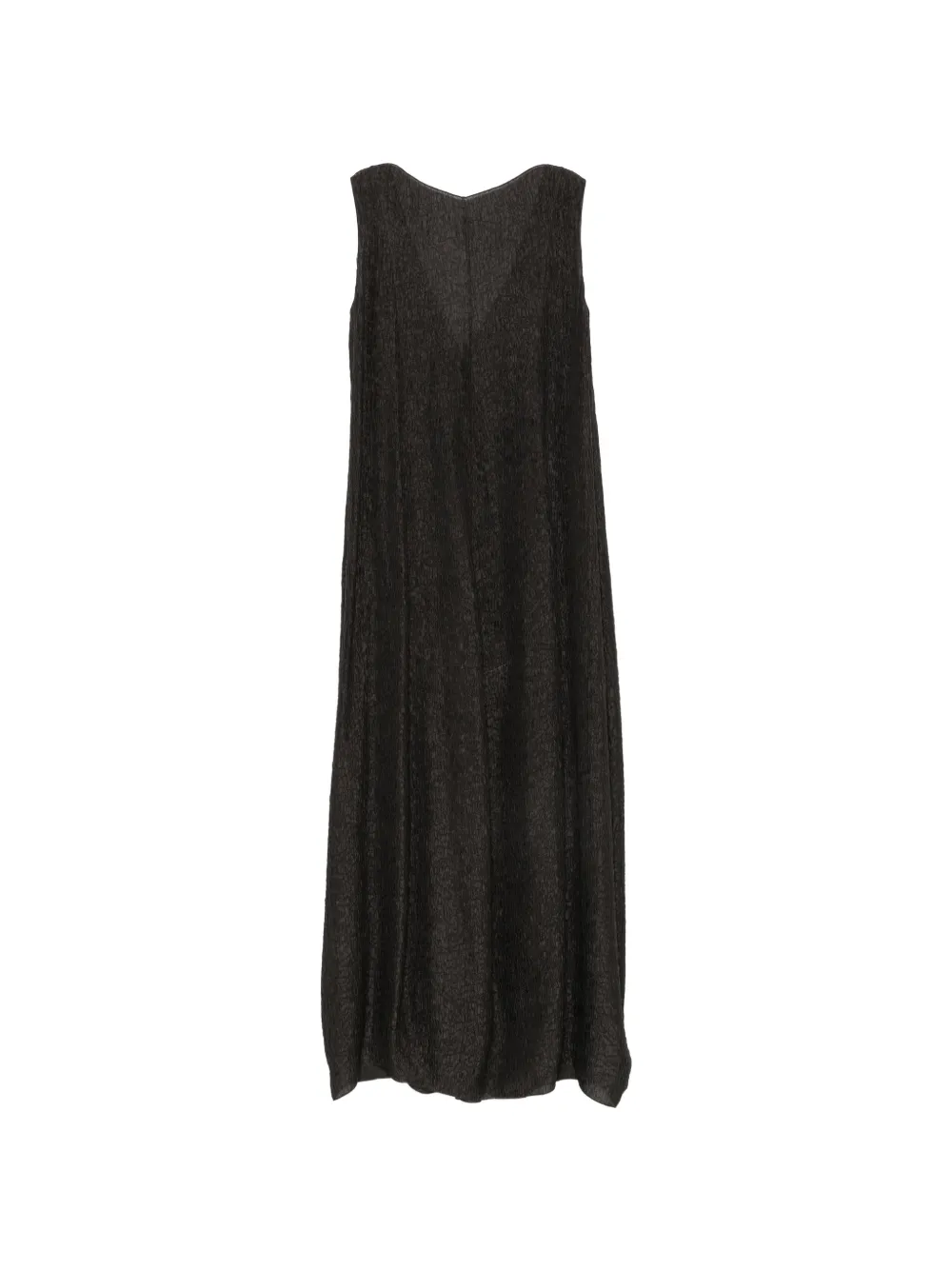 Cortana Anhelo textured maxi dress - Marrone