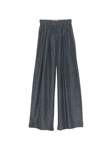 Cortana Anhelo crinkled-finish trousers