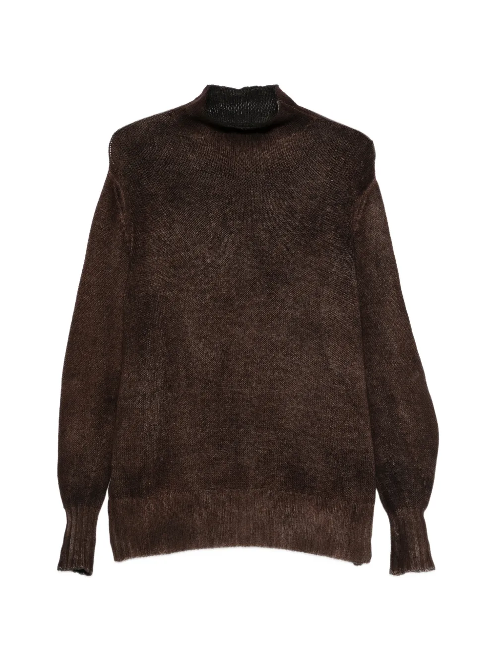 Avant Toi high-neck rib-trimmed sweater