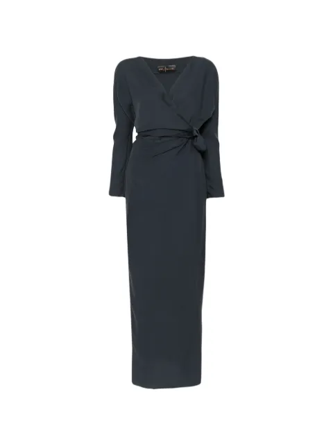 Cortana wrap-style tied-waist maxi dress