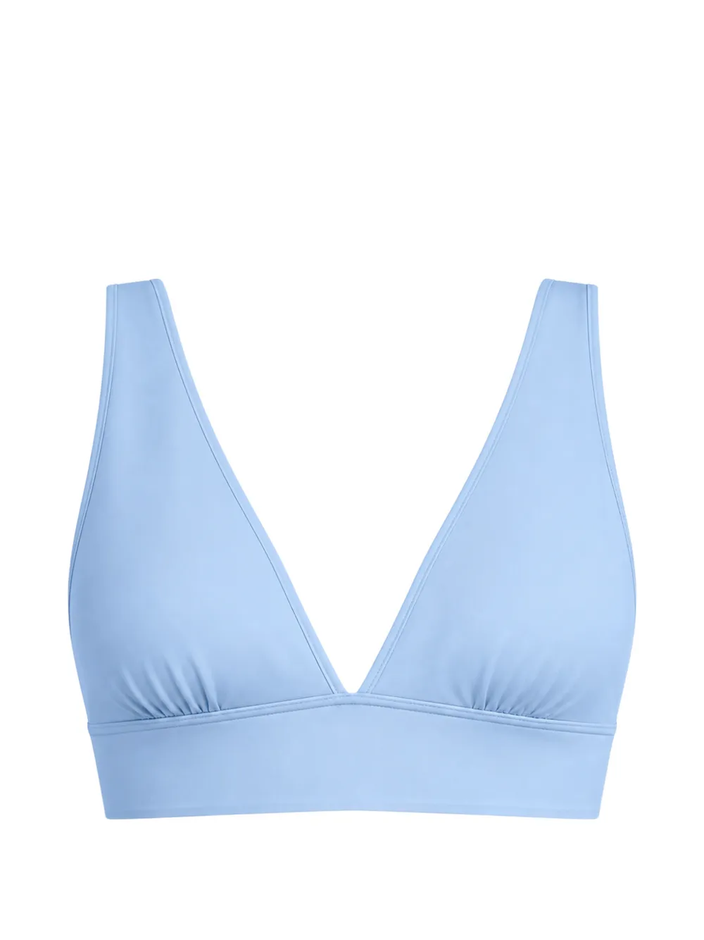 BONDI BORN Vicki V-neck bikini top - Blu