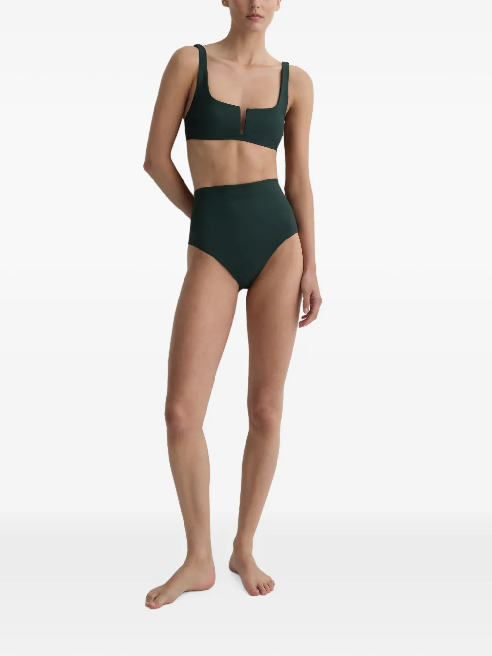 BONDI BORN Clio bikini top - Verde