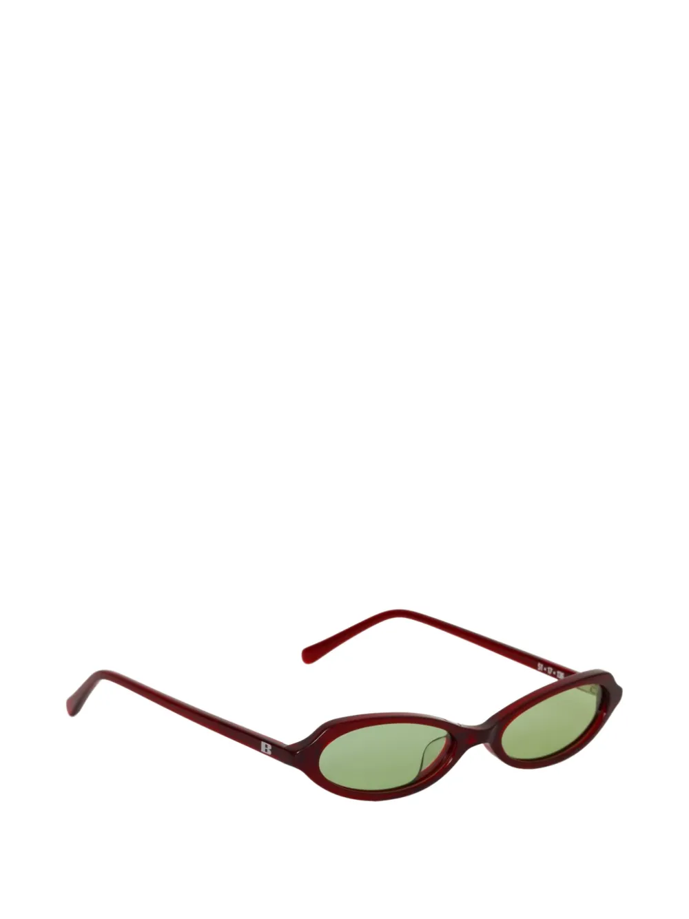 BRØGGER oval-frame sunglasses Rood