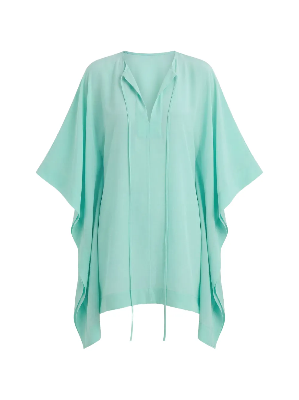 BONDI BORN Orta silk mini caftan dress