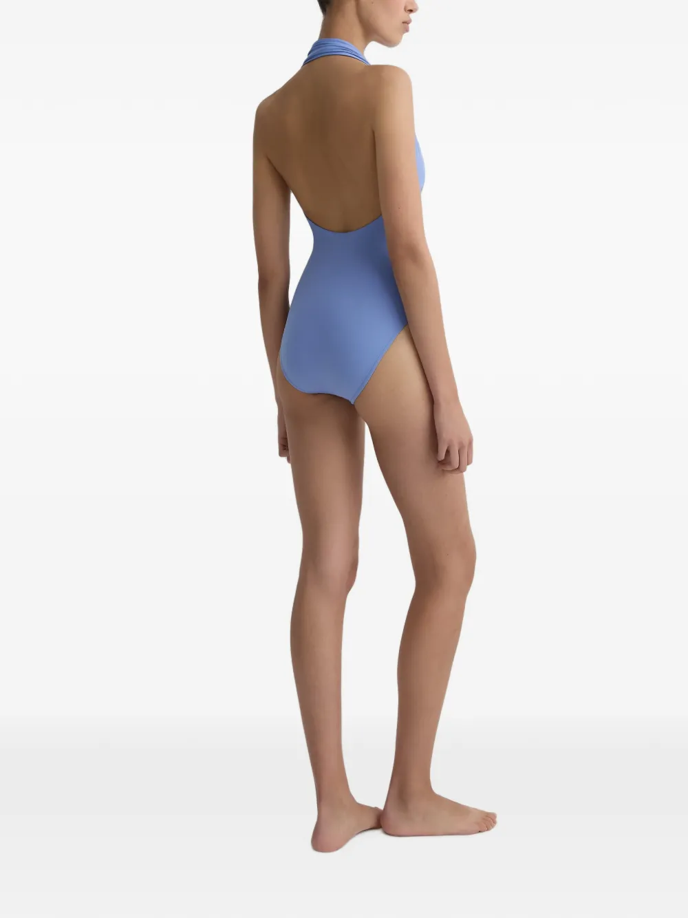 BONDI BORN Blair badpak met halternek Blauw