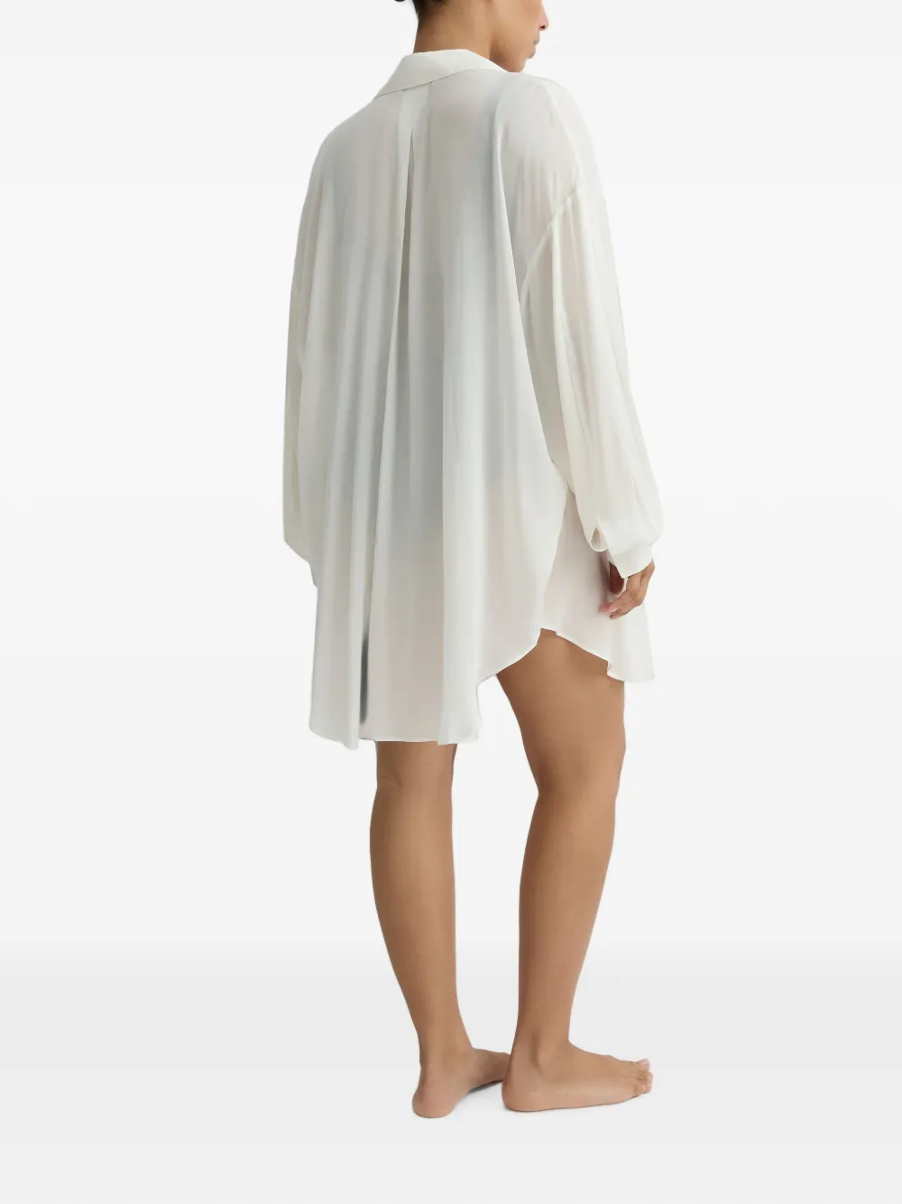 BONDI BORN Cremona oversized blouse Wit