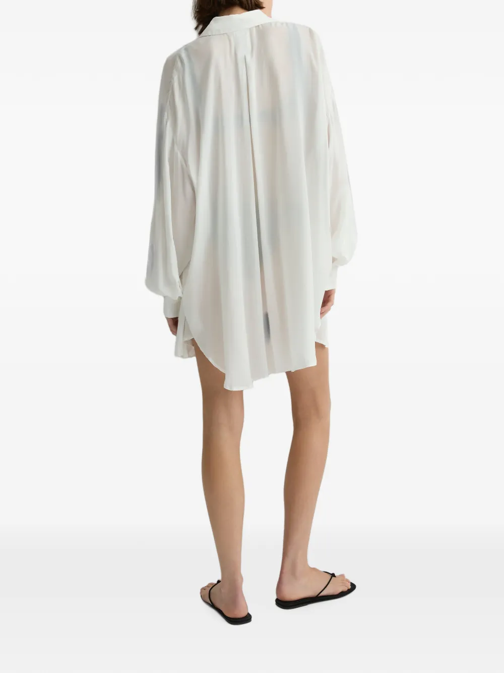 BONDI BORN Cremona oversized blouse Wit