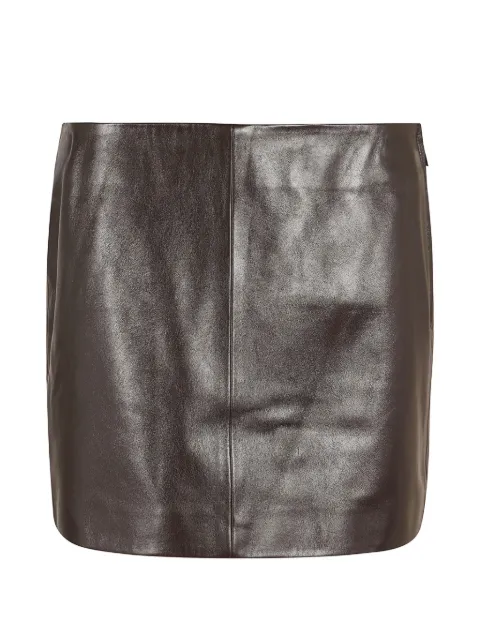 Arma Melody leather mini skirt