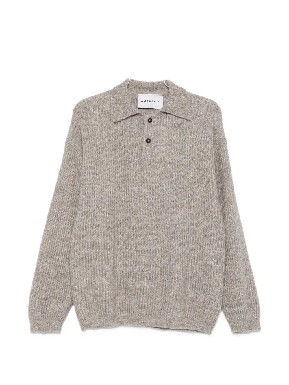 AMARANTO  jersey con botones | gris | Image 1