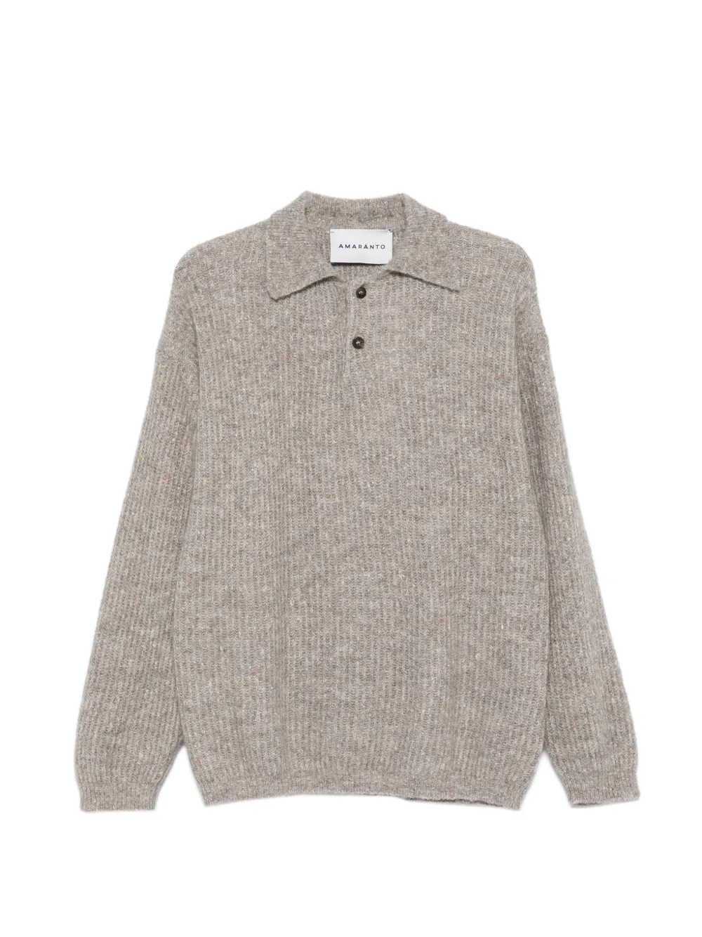 AMARANTO  jersey con botones | gris | Image 1