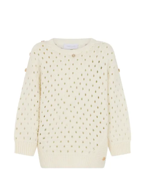 Roberto Cavalli Junior jersey de punto flojo con botones