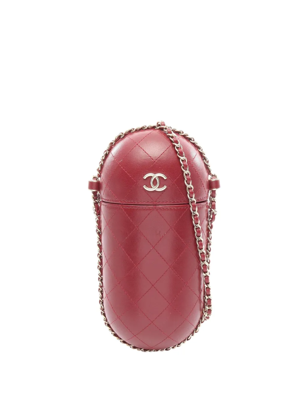 CHANEL Pre-Owned 2018-2019 Chain Around Phone Holder crossbody bag - Rosso