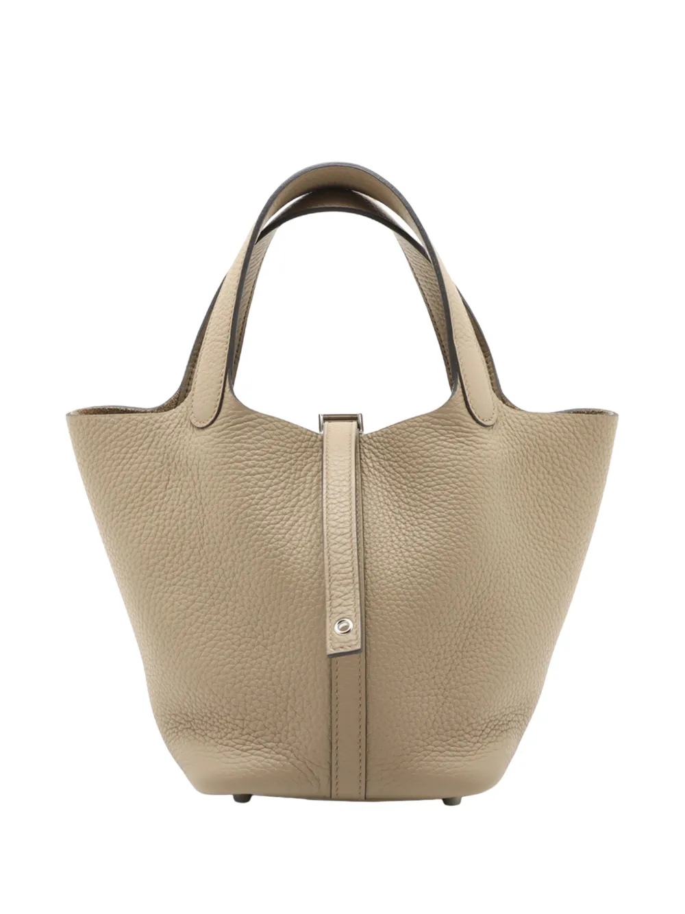Hermès Pre-Owned 2015-2026 Clemence Picotin Lock 18 handbag - Nude