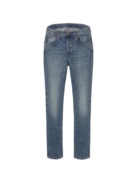 slowear faded straight-leg jeans