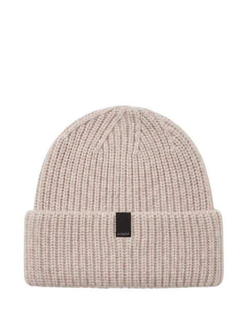 slowear ribbed-knit beanie hat