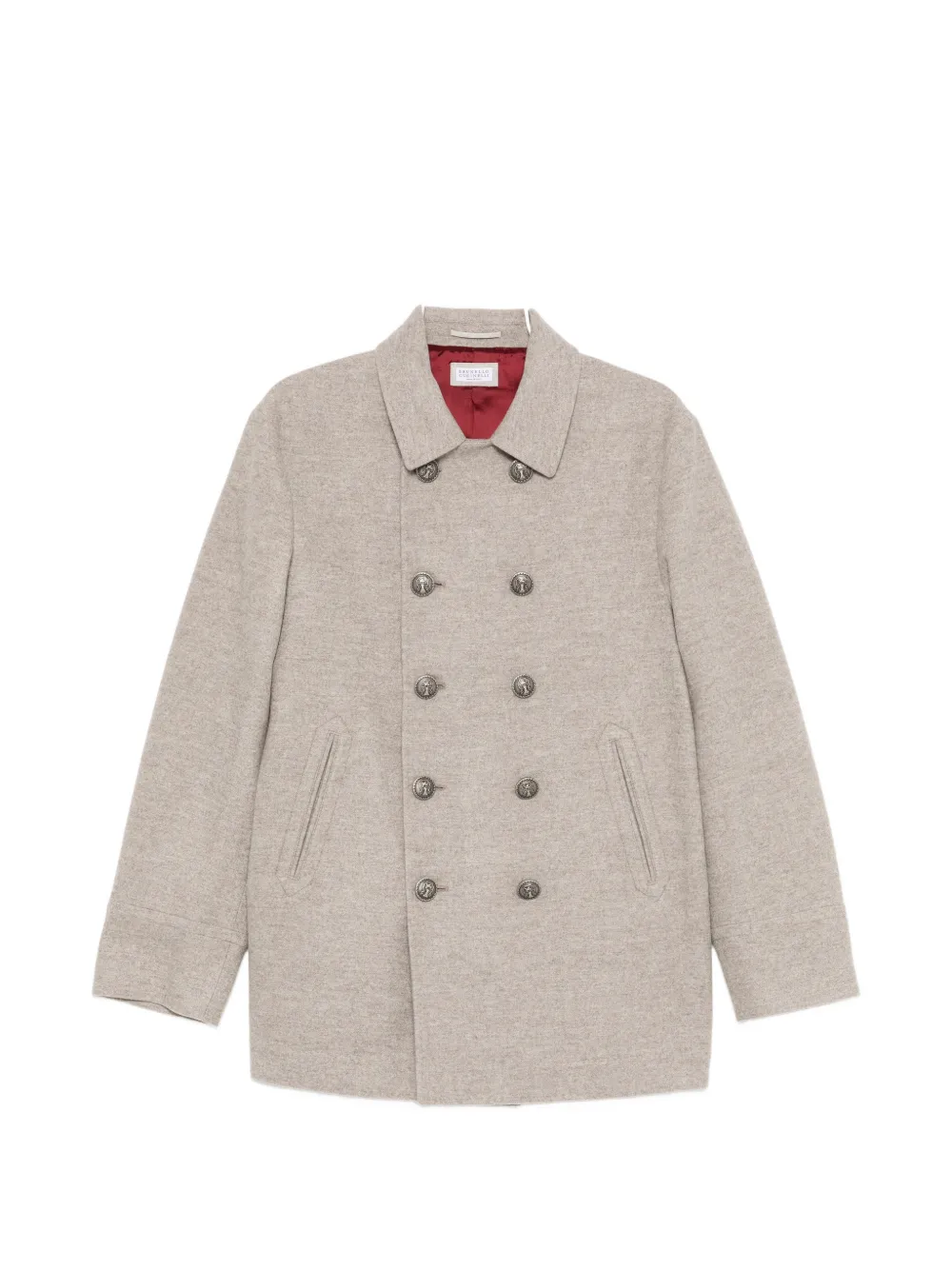 Brunello Cucinelli double-breasted jacket | gris | Image 1